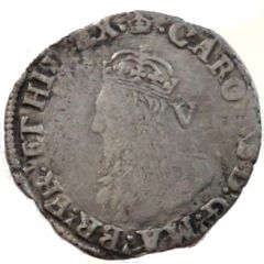 6 Pence - Charles I 4th bust, group D