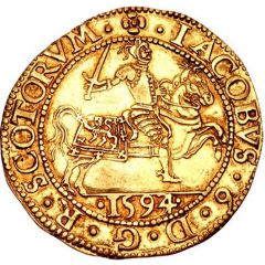 1 Rider - James VI 7th coinage