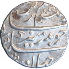 1/2 Rupee - Aurangzeb Surat mint