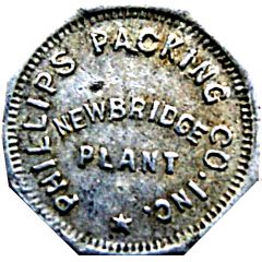 5 Cents - Phillips Packing Co. Newbridge, Maryland