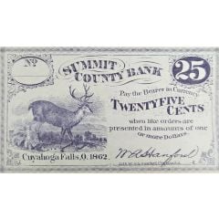 25 Cents Summit County Bank