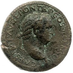 Sestertius - Titus ROMA S C, Roma and Victory