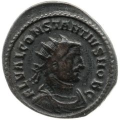 Antoninianus - Constantius I VIRTVS AVGG, Hercules