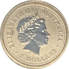 5 Dollars - Elizabeth II 4th Portrait - Koala - Bullion Coin