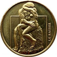 Jeton touristique - Arthus Bertrand - Paris - Musée Rodin Le baiser