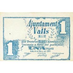 1 Peseta Valls