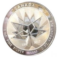 1 oz, Silver 150 Years Maple Leaf