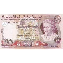 20 Pounds Provincial Bank of Ireland