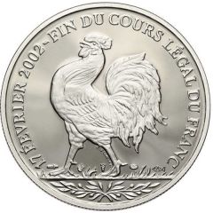 La frappe Retrait du Franc argent