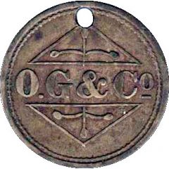 1 Shilling - Osborne, Garret and Co O. G. and Co