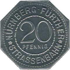 20 Pfennig - Eppelein Sprung Nürnberg-Fürth