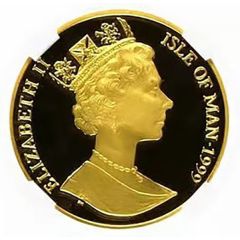 1 Crown - Elizabeth II Apollo XI, Gold Proof