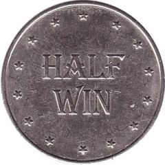 Game Token - Half Win Silver Dollar