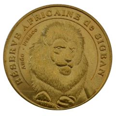 Tourist token - Monnaie de Paris - Sigean - African Reserve N°5 - The Lion N°3