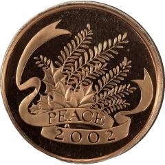 Holiday Greeting Card Medal - Peace