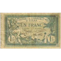 1 Franc Chamber of Commerce of Oran