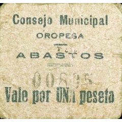 1 Peseta Oropesa