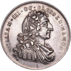 Medalet - George III Glorious Revolution, silver