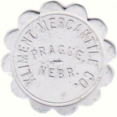 5 Dollars - Kliment Mercantile Company Prague, Nebraska