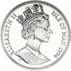 1 Crown - Elizabeth II Ferdinand Von Zeppelin, Silver Proof