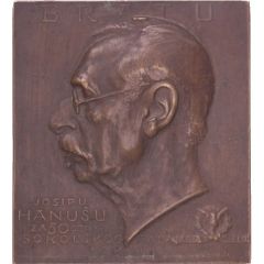 Josip Hanuš plaque for 50 Years of Work in Sokol Society
