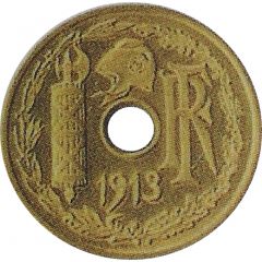 10 centimes Essai en or de Pillet