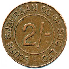 2 Shillings - South Suburban CSL Surrey