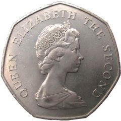 50 Pence - Elizabeth II 2nd portrait