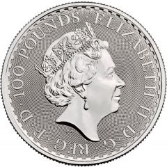 100 Pounds - Elizabeth II 5th portrait, 1 oz Fine Platinum