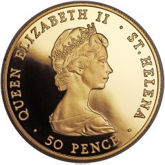 50 Pence - Elizabeth II Colony