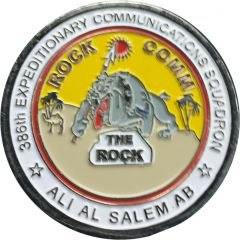 Challenge Coin - 386th Expeditionary Communications Squadron