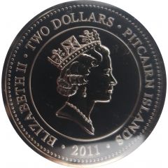 2 Dollars - Elizabeth II Lifetime of Service