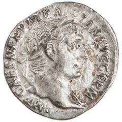 Denarius - Trajan P M TR P COS III P P, Victory