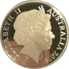 1 Dollar - Elizabeth II 4th Portrait - Armistice Centenary 1918-2018