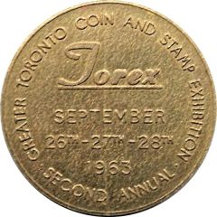 Medal - Torex 1963 Coin World