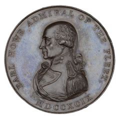 Medal - George III Richard Howe, bronze