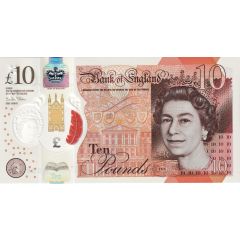 10 Pounds - Elizabeth II Jane Austen, polymer