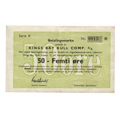 50 Øre Kings Bay Coal Company