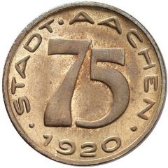 75 Pfennig - Aachen Alfred Rethel - Pattern