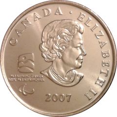 25 Cents - Elizabeth II Wheelchair Curling