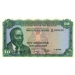 10 Shillings Western numerals only