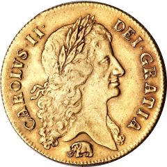 2 Guineas - Charles II 1st bust