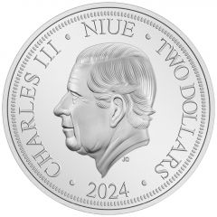 2 Dollars - Charles III Scar
