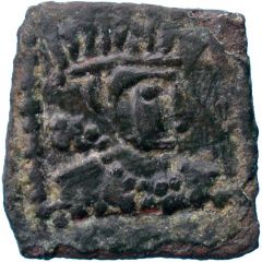 Square unit - Hunnic tribes Kidarites Sassanian style, Gandhara mint