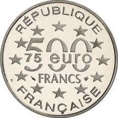 500 Francs / 75 Euros Rock of Cashel