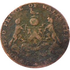1/2 Penny Middlesex - Freemasons