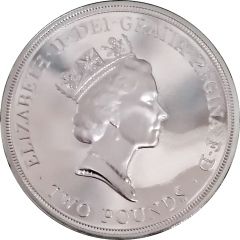 2 Pounds - Elizabeth II Claim of Right, Silver Proof