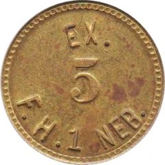 5 Cents - 1st Nebraska Field Hospital Lincoln, Nebraska