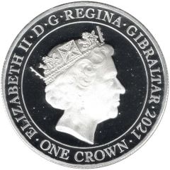 1 Crown - Elizabeth II Two Shillings, Silver Proof