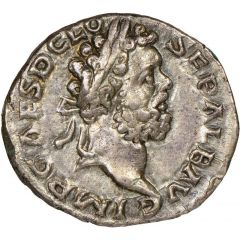 Denarius - Clodius Albinus VICT AVG COS II, Victory